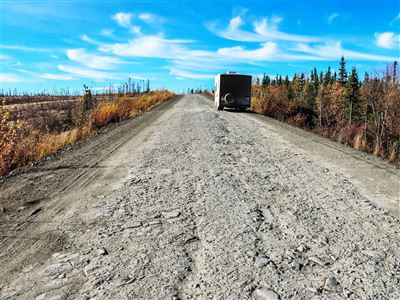 Mit dem Camper auf dem Dempster Highway